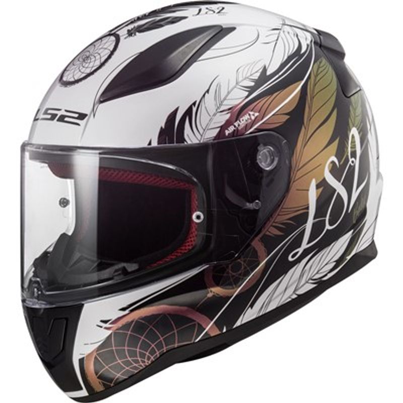 LS2 FF353 Rapid Boho Svart/Rosa Helhjelm