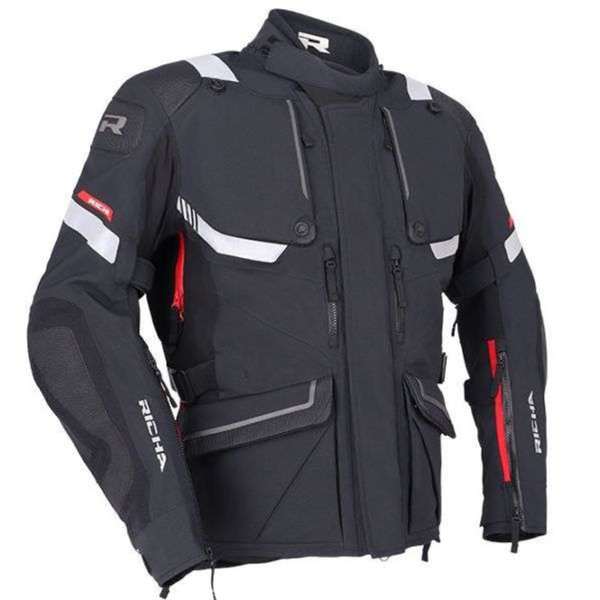 Hovedbilde Richa Armada GoreTex Pro Jakke Svart MC-jakke