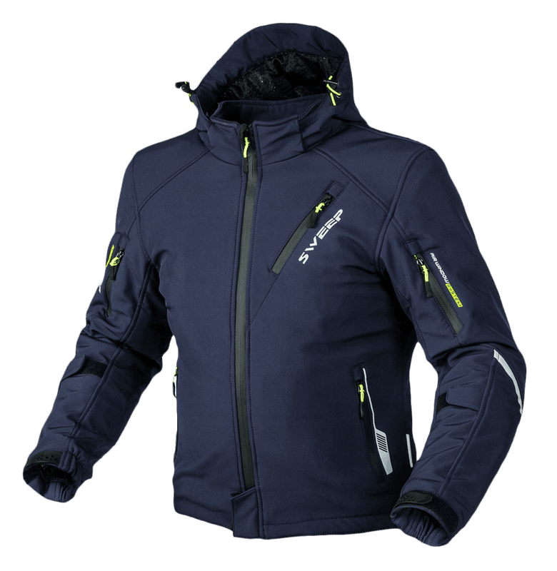 Sweep Breakout Softshell MC-Jakke Navy Blå