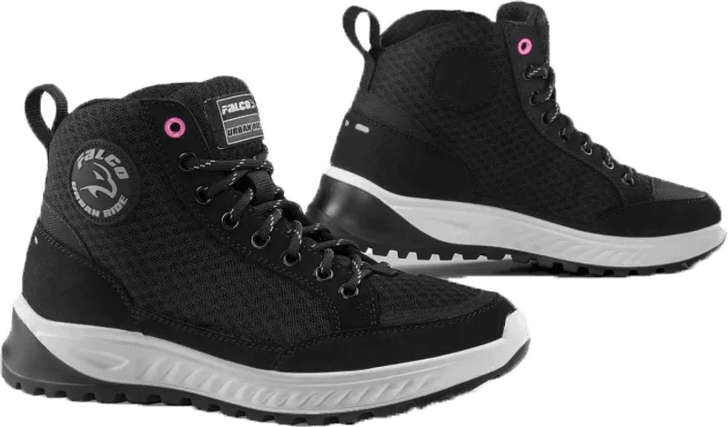Falco Airforce MC-Sko Dame Svart MC-sneaker svart/rosa