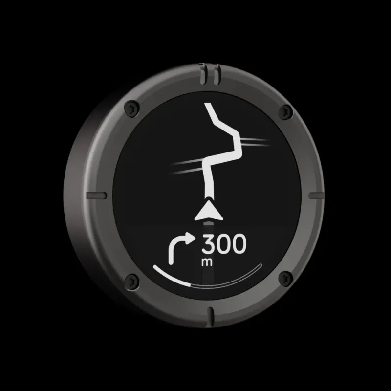 Beeline Moto II GPS Metallic Grå Mini-GPS for MC