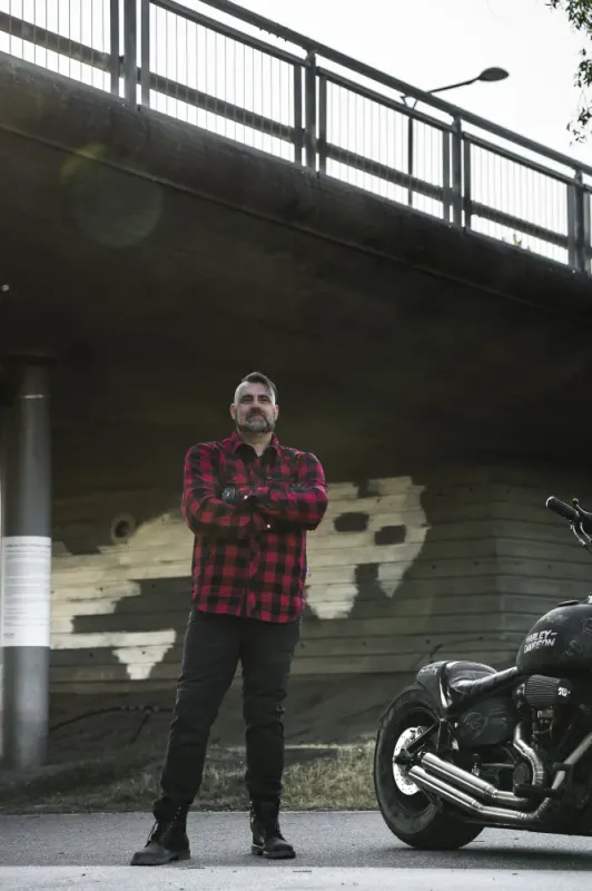 Bullfighter Cobra Kevlar MC-Jeans Mørkegrå AA Lengde:32