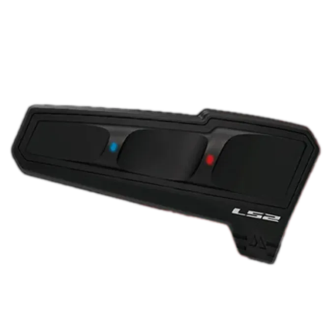 Hovedbilde LS2 Spectrum EVO intercom med RCF 40mm høyttalere og Ai støydemping, ...