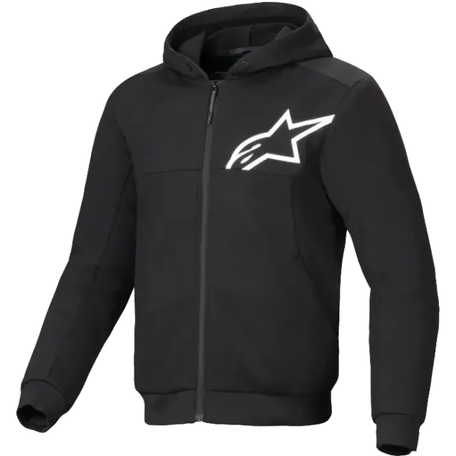 Hovedbilde Alpinestars Chrome V2 MC-Hoodie Svart/Hvit