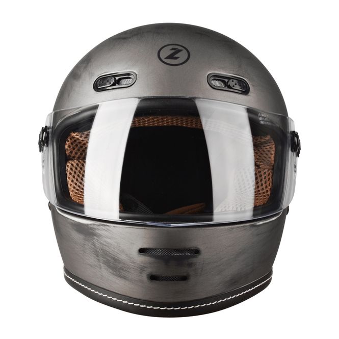 Hovedbilde Lazer OROSHI CAFE RACER Børstet ALU matt helhjelm