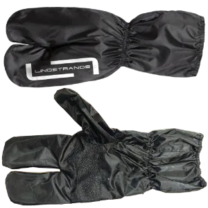 Hovedbilde Lindstrands Regn Overtrekkshanske 3 fingre Svart