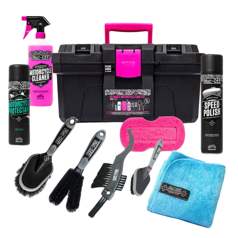 Muc-Off Ultimate Motorcycle care kit -Pakkepris på vaskemidler