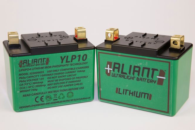 Hovedbilde Aliant Ultralight YLP10 lithiumbattery for MC