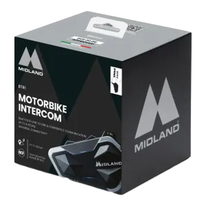 Hovedbilde Midland BTR1 Singlepack UNIVERSAL intercom med 40mm RCF speakers