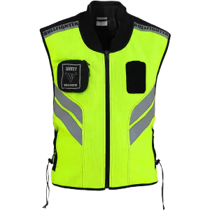 Hovedbilde Bullfighter Gul MC-Vest m/Borrel&aring;s For Patch L eller Skole ...